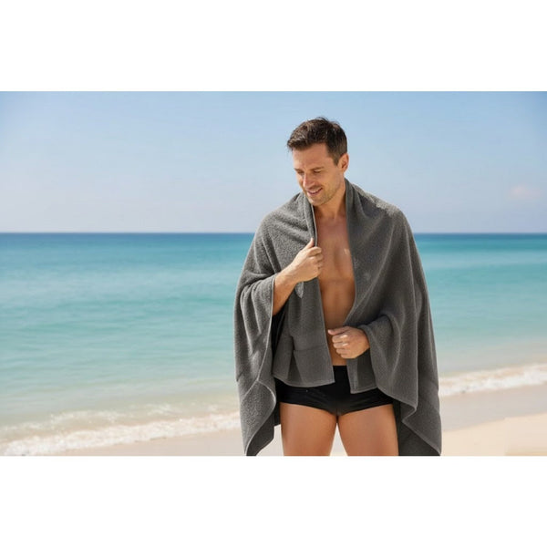 Pack of 4 Jumbo Bath Sheets Set 100% Egyptian Cotton (80x140 CM) Quick Dry 500GSM Highly Absorbent Soft Feel Bath Sheets XL Bathroom Towel Perfect for Daily Use