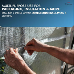 Bubble Roll Wrap 500mm x 100m, Large Protective Packaging Wrap for Moving, Shipping & Storage