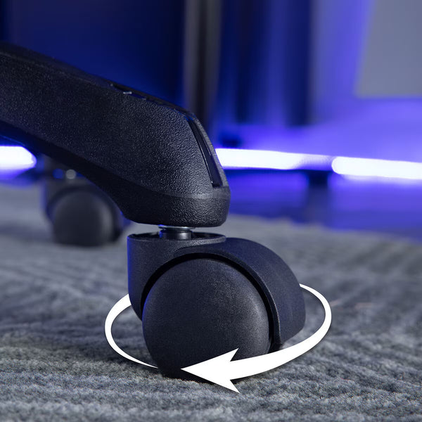 DPS® Centurion Gaming Office Chair with Adjustable Headrest, Black