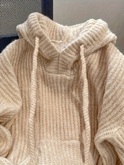 Pink Hooded Drawstring Sweater, Sweet and Casual. Suitable for Spring/autumn/winter Seasons, Niannian