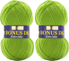 Sirdar Hayfield Bonus DK Double Knitting, White (961), 100G