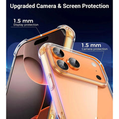3 Pack IPhone 17 Pro Max 6.9-Inch Slim Case with Camera Lens Full Protection, Ultra-Thin Lightweight Clear Minimalist Protective Phone Cover (Clear)