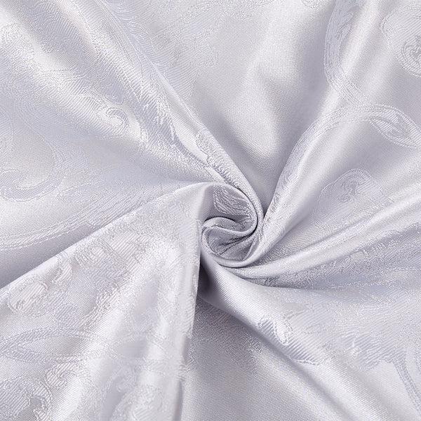 Luxury European Style Satin Jacquard Duvet Cover Three-Piece Set Single/Double/King/Super King Size, Soft Comfortable Floral Pattern Bedding Set, Machine Washable, Zipper Closure, High-Quality Quilt Cover Set for All-season Use, Bedroom, Hotel, Guest Room