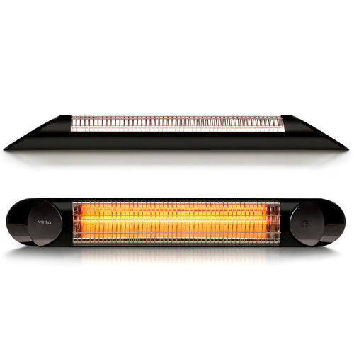 Veito Blade 2000 Indoor and Outdoor Carbon Infrared Heater - Black