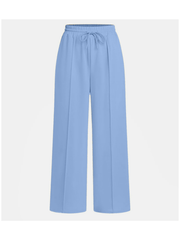 Women Drawstring High Waist Straight Leg Pants, Fashion Casual Pocket Trouser for Daily Wear, Ladies Bottom For All Season, Womenswear Basic Comfy Going Out Solid Color Sweatpant
