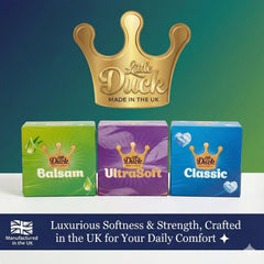 Little Duck Classic: Luxury Facial Tissue - 24 Box Bulk Case Pure 2-Ply Softness | Made in the UK | 90 Sheets per Box