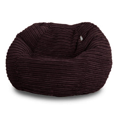 Corduroy Kids Bean Bag Chair with Filling Included - Lightweight Comfortable Beanbag Seat - Machine Washable Childrens Beanbag Furniture for Girls & Boys - 67 x 52cm