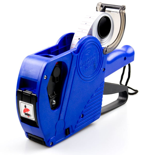 Price Tag Tagging Gun with 11k Labels Roll & Ink Machine Kit MX5500-EOS - with English Number £ $ € Currency Symbols - Retail Shop Labeller - Durable ABS Material