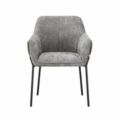 Manila Grey Fabric Dining Chair, 2 Pack