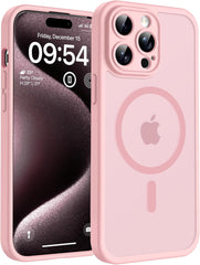 TOCOL Magnetic for Iphone 17 Pro Max Case 6.9-Inch, Compatible with Magsafe, Full Camera Protection, Built-In Magnetic Ring, Drop Protection Shockproof Translucent Matte Phone Cover
