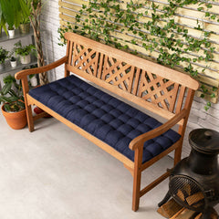Garden Bench Cushion Chair Cushion, Sun Lounger Cushion Pads 160*50*8cm Thick Garden Recliner Chair Replacement Anti-Slip Cushion Sunbed Cushion 2 3 Seater Seat Pad for Porch Swing Patio Lawn Various Colour Options