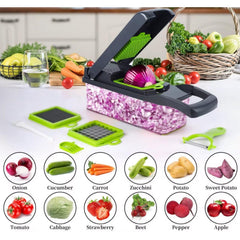 15in 1 Vegetable Chopper Fruit Salad Mandolin Slicer Food Dicer Cutter Peeler