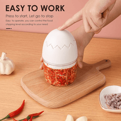 Mini Electric Food Chopper 250ML – Portable Garlic Chopper, Onion Cutter and Small Food Processor for Home or Travel