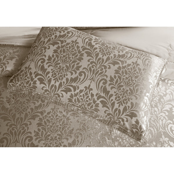 3 Piece Velvet Quilted Bedspread Set Jacquard Damask Bed Cover with Pillow Shams | Luxury Soft Polyester Bedspread for Double King Super King Beds | Modern Elegant Bedroom Bedding Set