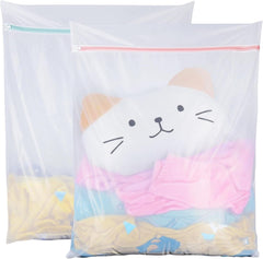 Tenn Well Extra Large Mesh Laundry Bags, 2 Pack 43 X 35 Inch Jumbo Delicates Bag for Washing Machine, Large Mesh Bags for Delicates, Coats, Blankets, Bedding, Toys, Pet Items