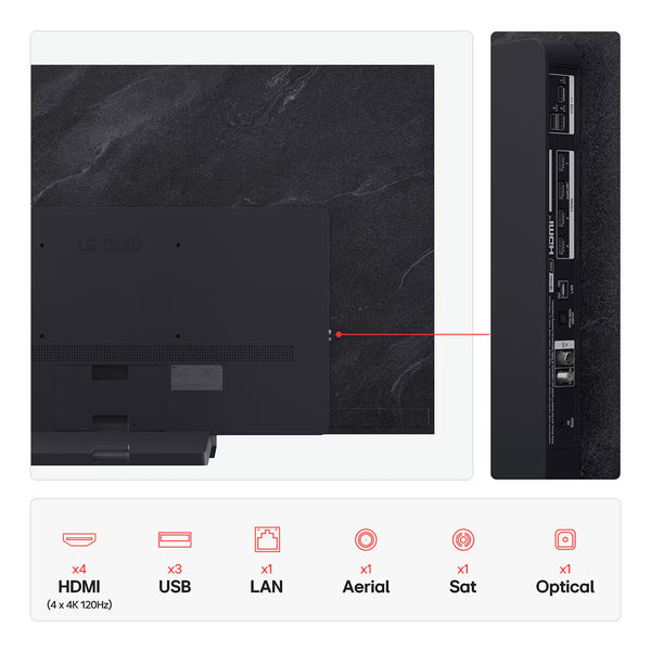LG OLED65C55LA.AEK 65 Inch OLED 4K Ultra HD Smart TV