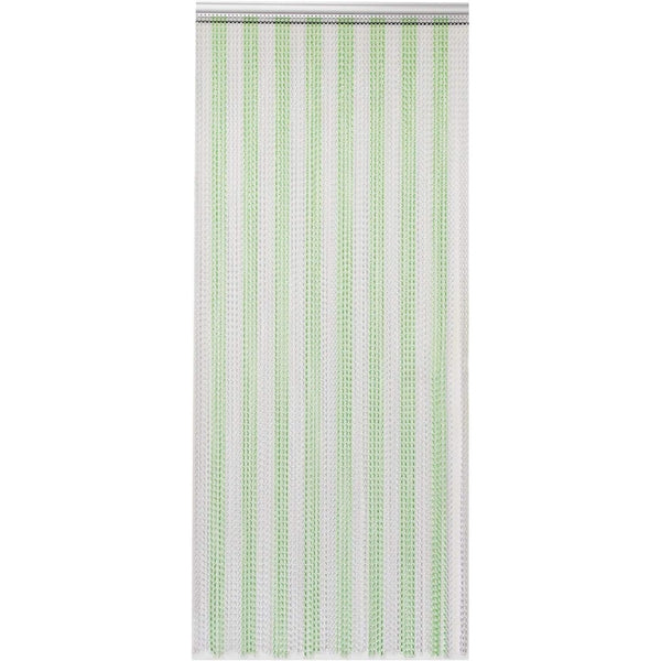 Aluminium Door Fly Screen Metal Chain Curtain Blind Insect Blinds 214cm *90cm