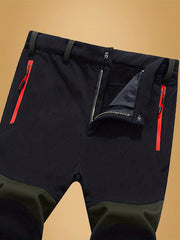 Autumn And Winter Outdoor Fleece Warm Elastic Assault Pants Men'S Soft Shell Trousers Wear-Resistant Hiking Pants