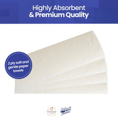 Selpak Professional Z Fold Paper Towels, 2ply Paper Hand Towels Disposable 16x200, (Total 3200 sheets), Absorbent White Paper Towel Ideal for Individuals/Businesses, Paper Hand Towels for Dispenser