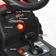 12V Kids Ride on Tractor with Trailer Music and LED Lights