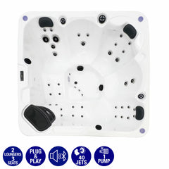 Platinum Spas Trident 40-Jet 5 Person Hot Tub - Delivered and Installed