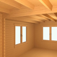 Shire Thetford 44Mm Log Cabin 20Ft X 10Ft (6 X 3M)