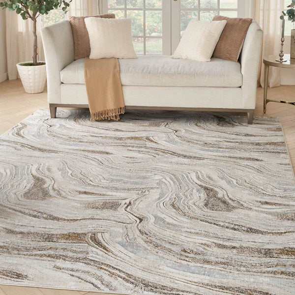 Glitz Marble Area Rug in 3 Sizes