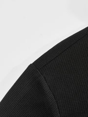 Men's 2pcs Set: Long-Sleeve Shirt and Drawstring Pants - Clean, Comfortable, Breathable