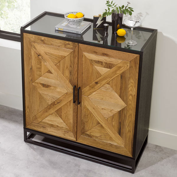 Bentley Designs Greenwich LED Drinks Cabinet