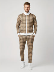 Men's Casual Tracksuits Long Sleeve Jogging Suits Sweatsuit Sets Track Jackets and Pants 2pcs track suits for men set