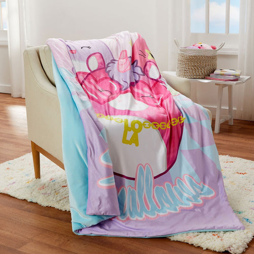 Squishmallows Groovy Pals Throw, 127 X 177 Cm