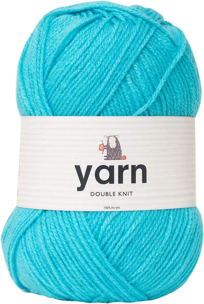 Korbond DK Beige Yarn - 100G Acrylic Wool - Lightweight, Hypoallergenic & Durable Double Knit Crochet Yarn Knitting Wool (290M Total)