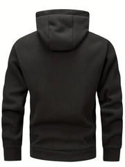 Autumn/Winter Hooded Cardigan Sweatshirt for Men and Women, Thickened Polar Sweatshirt Jacket