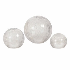 Evergreen LED Glass Sphere & Cube Lights, 3 Piece