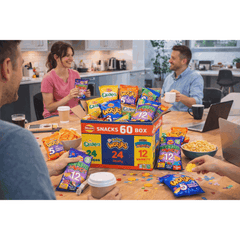 Walkers Crisps 60 Pack Snack Variety Box Quavers Baked Wotsits Mega Monster Munch Crisps Snack Mix Party Box Multi-Pack