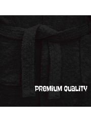 Mens and Ladies Shawl Collar Bathrobe 100% Egyptian Cotton Unisex Shawl Collar Dressing Gown Terry Towelling Bathrobe One Size