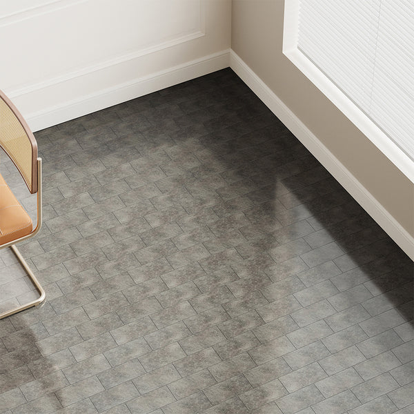 36pcs Self Adhesive Vinyl Flooring, 15X30cm Wood & & Stone Grain Effect Peel and Stick Floor Tiles, Waterproof Flooring Stickers for Home Office Bedroom Kitchen Living Room