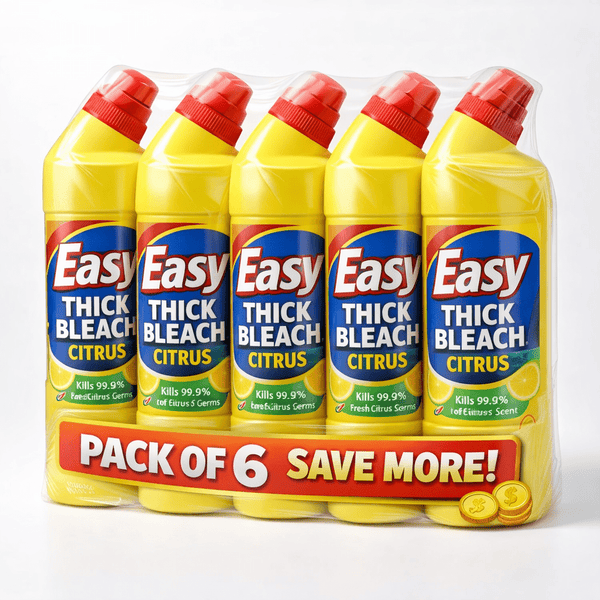 Easy Thick Bleach Citrus 750ml – Pack of 3 to 12