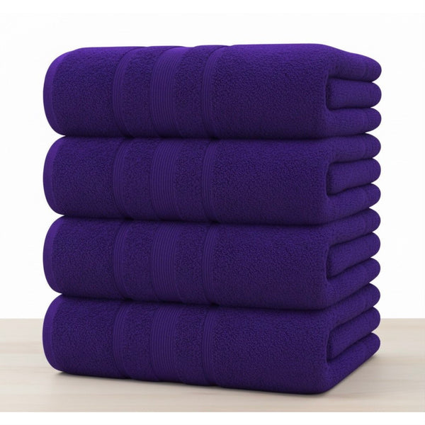 4X Bath Sheets 80x155CM Pure Cotton Big Size Large Bathroom Towels Set Quick Dry Soft Bath Towels