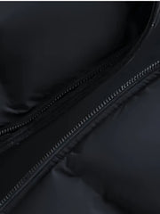 Men's Thick Winter Jacket - Warm Windproof Hooded Coat, Polyester Filled for Cold Weather, Outdoor Activities - Suitable for Teens and Adults, Seasonal Layering, Casual Outerwear, Comfortable and Warm