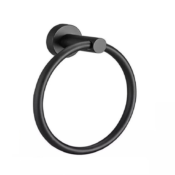 Hand Towel Ring Round Holder Wall Mounted Rail Kitchen Bathroom Stainless Steel