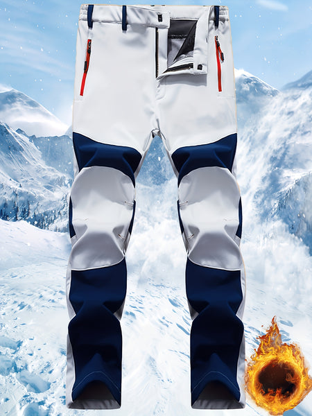 Autumn And Winter Outdoor Fleece Warm Elastic Assault Pants Men'S Soft Shell Trousers Wear-Resistant Hiking Pants