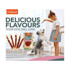Meat Wrapped Rawhide Dog Treats - Duck Chews for Dogs, High-Protein and Low-Fat, Promotes Healthy Teeth, Great for Training, Rewards, Chewing Satisfaction, and Long-Lasting Enjoyment