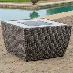 Sunvilla Pelington 5 Piece Deep Seating Set with Fire Pit