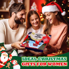 Advent Calendar 2025 Christmas for Women, 24Pcs Bath Sets for Women Gift Christmas Spa Gift Set with Christmas Tree Bracelet, Bubble Bath, Xmas Decorations Etc, Xmas Gift Idea for Mum, Daughter