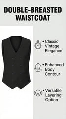 Men'S Suit 3pcs Set Formal Attire Blazer Trousers Vest Wedding Outfit Important Occasion Dress