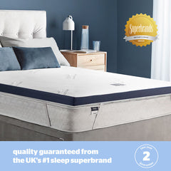 Silentnight Wellbeing Cool Touch Memory Foam Mattress Topper, King