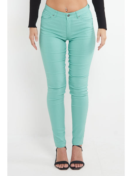 MYT Womens Chino Trousers Ladies Skinny Fit Super Stretch Office Work Casual Chinos Waist Size UK 6-18