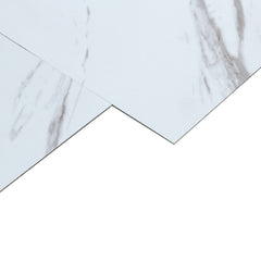 5m² 24pcs PVC Marble Effect Peel and Stick Flooring Planks Flooring Stickers Silent Tile Floorboard Self-adhesive Floor Tiles 2mm Thick Wear-resistant Layer 0.07mm, Waterproof Plank Wall Plank Simulated for Bedroom Kitchen Living Room 18 X 18 Inch 5m²