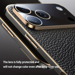 Phone Case - Light Luxury Business Phone Case for Iphone 17Promax Ultra Thin Anti Drop Mens Protective Cover